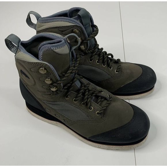 SIMMS Lace U Fishing Wader Boots w/ Cleat Size 8 - Picture 2 of 12